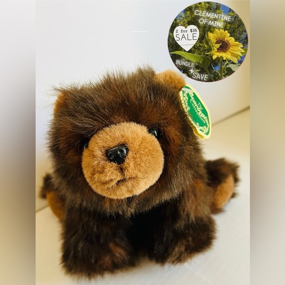 BEARINGTON Baby Ben 10" Bears Collection Weighted Brown Bear Plush Toy - Picture 1 of 6